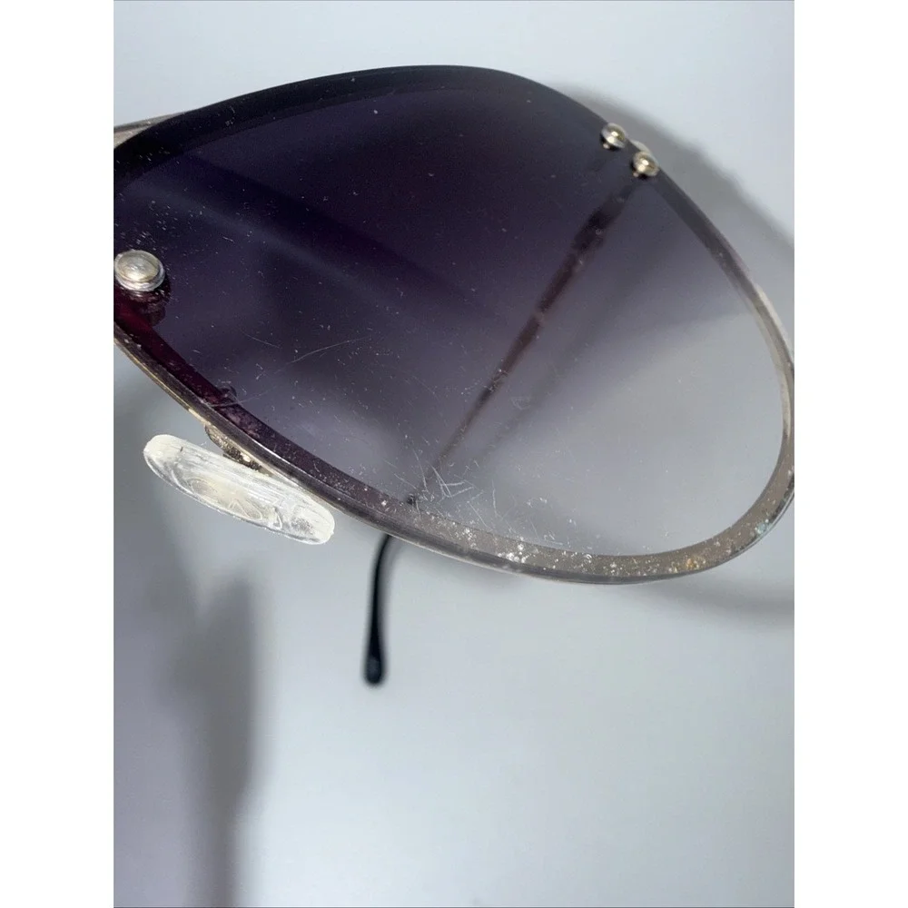 Vivien Fang 87247 Polarized Aviator Sunglasses Gold Purple Gradient 145mm